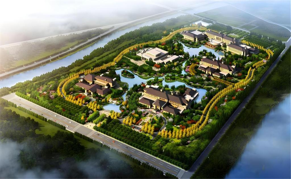 Linyi Blue Horizon International Hotel Yi He Luaran gambar