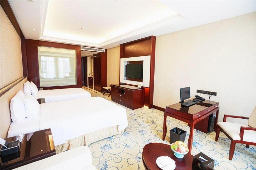 Linyi Blue Horizon International Hotel Yi He Luaran gambar