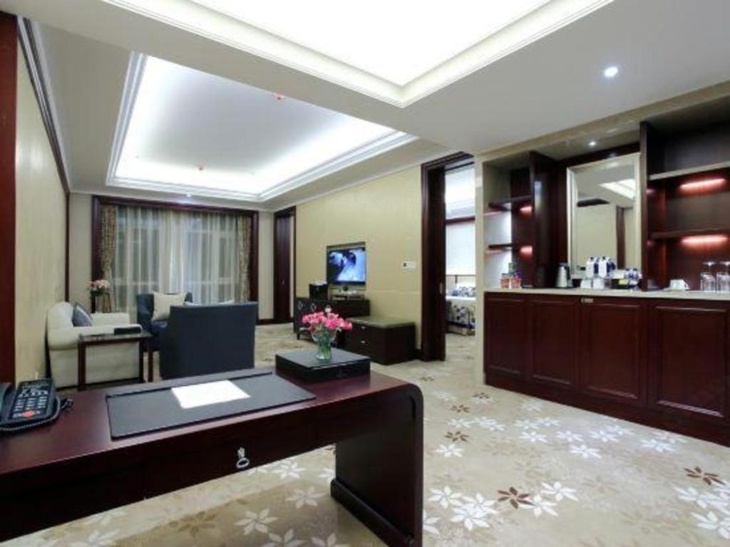 Linyi Blue Horizon International Hotel Yi He Luaran gambar