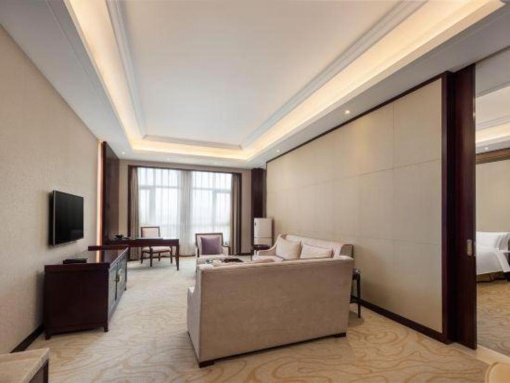 Linyi Blue Horizon International Hotel Yi He Luaran gambar