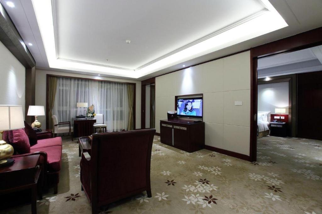 Linyi Blue Horizon International Hotel Yi He Luaran gambar