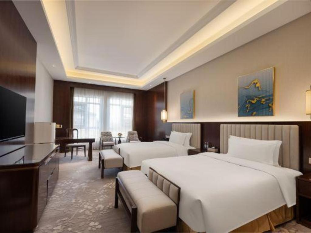 Linyi Blue Horizon International Hotel Yi He Luaran gambar